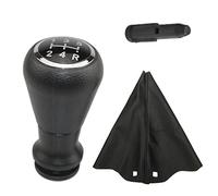 Akozon Pommeau de Levier de Vitesse pour Voiture, Installation Rapide, Robuste et Fiable, Noir