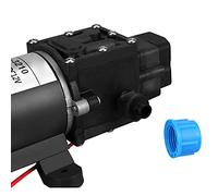 Akozon Pompe à Eau Auto-amorçante 12V DC 100W 8L/Min 160Psi Haute Pression Diaphragme Pompe Wash