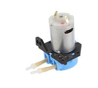 Akozon Pompe à Liquide Péristaltique 12V DC, Tuyau de Dosage, Conception à Angle Droit pour Jardin, Laboratoire, Pharmacie (BLUE)