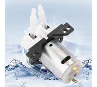 Akozon Pompe péristaltique, pompe de dosage péristaltique DC12V/24V pompe pour analyse chimique laboratoire aquarium (blanc 12 V 3 x 5)