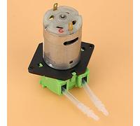 Akozon Pompe Perltic 12 V pour Projets de Bricolage - Idéale pour Aquarium et Utilisation - Entretien Facile et Contrôle de la Direction du Débit (2 * 4 vert)