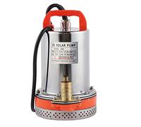 Akozon Pompe Submersible Petite Batterie Piscine Solaire Câble de 8 Mètres 2,1 Mètres DC, Pompe Submersible 12 V Petite Batterie Solaire Irrigation (12V)