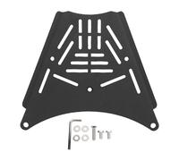 Akozon Porte-Bagages Arrière, Plaque D'extension du Boîtier Supérieur en Acier Inoxydable, Support Arrière Universel pour Porte-Bagages pour Accessoires