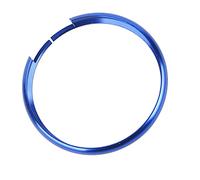Akozon Porte-clés à Distance, Garniture de Porte-clés à Distance en Alliage D'aluminium pour MINI New 2008-on pour MINI R55 R56 R57 R58 R59 R60(Bleu foncé)