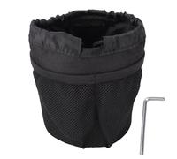 Akozon Porte-gobelet de Vélo, Poche en Maille Multifonctionnelle, Guidon Ajustable, Porte-Bouteille d'eau pour Moto ATV