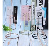 Akozon Porte-numéros de Table pour Mariages et événements - 3 Pièces en Métal pour Numéro de Table, Porte-carte de Visite, Bureau