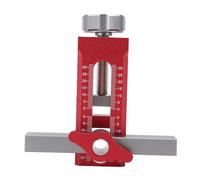 Akozon Positionneur d'Installation de Porte d'armoire - Outil de Gabarit de Montage Réglable en Alliage 'aluminium pour Portes 'armoire de Bricolage, doté 'une Fonction de Nivellement et 'un