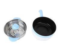 Akozon Pot de Cuisson électrique 24V 2L Cuile de Cuisinière Multifonction Non en Acier avec Vapeur (Poêle électrique 24V 2 litres bleu ciel)