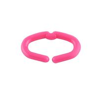 Akozon Poule 50 pièces anti-picking bouchon en plastique en forme de coq Outil de bec de poulet pour volailles, rose, blanc (aléatoire) (L) Remplacement d'accessoires