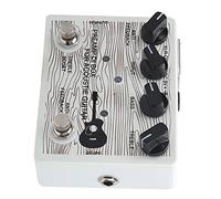 Akozon Préampli électrique à Pédale de Guitare, Effets Sonores Améliorés et Design Compact - Préampli électrique à Pédale Portable avec Indicateur LED, équipement d'instruments en Alliage