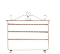 Akozon Présentoirs à Bijoux Accès 72 Trous Boucles d'oreilles Collier Bracelet Anneaux Présentoir à Bijoux Support de Suspension Support - Jewelry Towers (bronze antique)