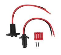 Akozon Prise de Moteur de Pêche à la Traîne DC12V, Bateaux Marins, Kayaks, Conception à Baïonnette, Jeu de Prises en Fil de Cuivre