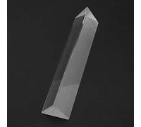 Akozon Prisme Triangulaire en Verre Optique K9, Outil éducatif pour l'analyse du Lumineux, Effets Photographiques