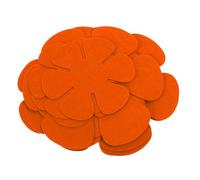 Akozon Protecteur de Casserole en Feutre, Tampons Empilables, Ustensiles de Cuisine, Séparateurs, Ensemble de Fournitures de Cuisine, 12 Pièces (ORANGE)