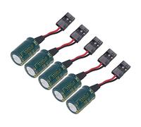 Akozon Protecteur de Tension pour Drone RC, 5 Pièces, 3300uF 16V, Grand Protecteur de Tension avec Prise