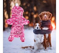 Akozon Pyjama Confortable à Quatre Pattes pour Chiens et Chats - Body Chaud Automne/Hiver pour Petits Animaux - Tenue Mignonne et Confortable pour l'automne et l'hiver (XL)