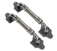 Akozon Quincaillerie de Meubles en Bronze Antique, 2 Pièces, Poignées de Porte Vintage, Armoire à Tiroirs, Tractions Européennes, Amélioration de l'