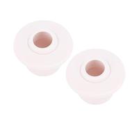 Akozon Raccord de Globe Oculaire pour Spa 2 Pièces, Diamètre Enfichable de 20 Mm, Confort amélioré, Raccord de Buse de Spa de Piscine en PVC Compatible avec Tuyau de 40 Mm, Pelouse et Jardin