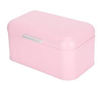 Akozon Récipient à Pain en Fer Rose Rétro, Mallette de Rangement de Cuisine de Grande capacité de 1.5 Gallons avec Poignée Ronde Hermétique pour Boulangerie à Domicile