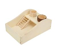 Akozon Récipient de Bain de Sable en Bois, Douche pour Petits Animaux et Baignoire de Sable à Creuser et Guinée - Fournitures pour Animaux de Compagnie/Petits/Maisons et Habitats/Décor