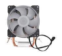 Akozon Refroidisseur de Processeur 90mm 48cfm 1800PRM 2 Caloducs en Cuivre éclairage Rvb Ventilateurs de Refroidissement de Processeur d'ordinateur LGA115X AM4