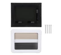 Akozon Remorque Sunshade Push Out RV Fenêtre 15.7x11,8 Pouce, Verre trempé à Une Seule Couche avec écran, Protection Solaire, Cadre en Alliage en Aluminium 1,2 Pouce D'épaisseur,