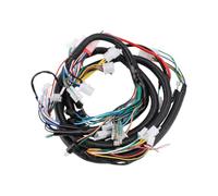 Akozon Remplacement Complet du Faisceau de Câbles Principal du Scooter | Noyau en Cuivre, Isolation Pvc, Connecteurs en Nylon Pa, Routage D'origine, Montage pour Cyclomoteur GY6 150 Ml,