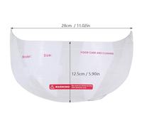 Akozon Remplacement du Casque de Moto Lentilles pour AGV K5 K3SV 316 902 - coloré, Anti-explosion, protégé, Installation Facile, Léger (#1)
