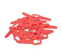 Akozon Remplacement en Plastique de Tondeuse à Gazon-50 Pièces Lames de Rechange de Jardin Compatibles avec les Accessoires de Tondeuse à Gazon