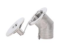 Akozon Remplisseur de Pont de Carburant pour Bateau en Acier Inoxydable 316, avec clé sans clé, 45 Degrés, 50 Mm, 2 Pouces, Remplissage de Gaz Marin, Yachts, Hors-Bord, RV - Quincaillerie de Pont