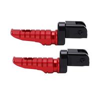 Akozon Repose-pieds Avant, Remplacement en Alliage D'aluminium de Pédale de Repose-pieds Avant de Moto pour MV AGUSTA Brutale 800 RR RR SCS ROSSO(rouge)