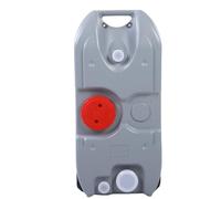 Akozon Réservoir de Rétention d'eau Portable, Réservoir d'eau de Grande capacité de 10,6 Gallons, Poignée en Métal, Grandes Roues, Port de Remplissage, Robinet de Tuyau, Camping,