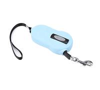 Akozon Retractable Dog Lancing Pet en Nylon Robuste avec Ruban Réfléchissant et Verrouillage en Bleu pour la Maison (Bleu Clair)