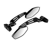Akozon Rétroviseurs Latéraux de Moto de Course Réglables, 2 Pièces, pour et Pour-rétroviseurs en Aluminium de qualité Supérieure avec Vision Claire