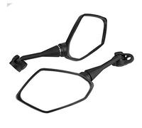 Akozon Rétroviseurs Latéraux de Moto Réfléchissants, 2 Pièces, pour une Vision Arrière Améliorée, Rétroviseurs de Course Réglables pour la Série CBR