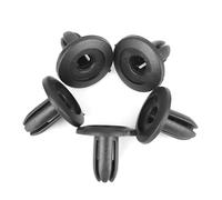 Akozon Rivets en Plastique pour Voiture, 100 Pièces, Fixation de Trou de 6Mm de Diamètre pour Garde-boue, Pare-chocs et Clips de Goupille de Poussée de Garniture