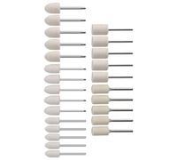 Akozon Roue de Polissage en Feutre de Laine 25 Pièces, Roue de Polissage en Feutre, Outils de, Accessoire de Perceuse, Accessoires de Industriels et Scientifiques