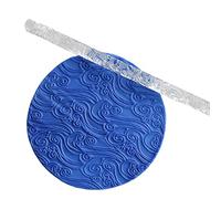 Akozon Rouleau à Pâtisserie en Acrylique Convivial pour Pâtisserie, Pâte et Biscuits - 28 Motifs, Poignée Confortable, Design Compact - Outil de Cuisine Idéal pour les Amateurs de (#27)