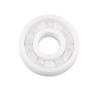 Akozon roulement à billes en céramique blanc couleur ZrO2 miniature 608 pour le jouet de bout du doigt 8 * 22 * 7mm