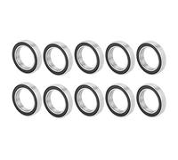 Akozon roulements à billes 10pcs 6803-2RS, roulements à billes à gorge profonde scellés 17mm * 26mm * 5mm