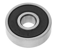 Akozon Roulements à Billes en Acier à Gorge Profonde à Double étanchéité de 3/4/5/6 Mm de Diamètre Intérieur pour des Applications de Rotation de Précision (626-2RS)