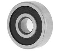 Akozon Roulements à Billes en Acier à Gorge Profonde à Double étanchéité de 3/4/5/6 Mm de Diamètre Intérieur pour des Applications de Rotation de Précision (625-2RS)
