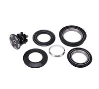 Akozon Roulements de Casque Usinés, Tube Conique Supérieur en Alliage d'aluminium de 44 à 55mm, Accessoire de Cyclisme