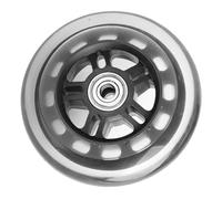 Akozon Roulettes en PU de 4 Pouces avec Roulements ABEC 7 - Roulettes à Roulement Lisse pour Petits Chariots, Portes et Quincaillerie - Conception Anti-rayures et Grattage