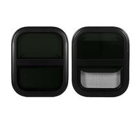 Akozon RV Windows, 440 Mm X 390 Mm RV Fenêtres Coulissantes avec écran teinté en Verre trempé étanche Camper Window pour Camping-car Remorque