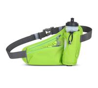 Akozon Sac à Courroie d'hydratation Sportive - Pack de Taille Coulant avec Porte-Bouteille d'eau pour Hommes et Femmes, Idéal pour Courir, Faire du Vélo, de Randonnée et de Marche (Green)