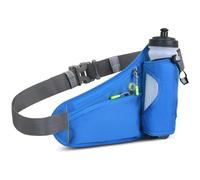 Akozon Sac à Courroie d'hydratation Sportive - Pack de Taille Coulant avec Porte-Bouteille d'eau pour Hommes et Femmes, Idéal pour Courir, Faire du Vélo, de Randonnée et de Marche (Blue)