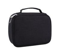 Akozon Sac à Crayons en Tissu Pliable Multifonction à 72 Emplacements, Sac de Grande capacité Noir, étui de Transport de Grande capacité 72 Emplacements, Violet (BLACK)