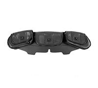 Akozon Sac de Moto, Pochette de Selle de Pare-brise en Cuir PU Sac de Carénage de Poche de Moto Noir pour Accessoire de Rangement de Moto