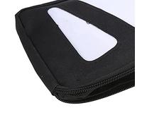 Akozon Sac de Rangement pour Ailerons de Planche de Surf 10 Pouces, Sac à Main Noir avec Double Mezzanine pour Accessoires de Surf, pour Le Sport
